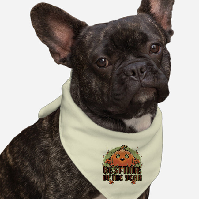 Pumpkin Autumn Halloween-Dog-Bandana-Pet Collar-Studio Mootant