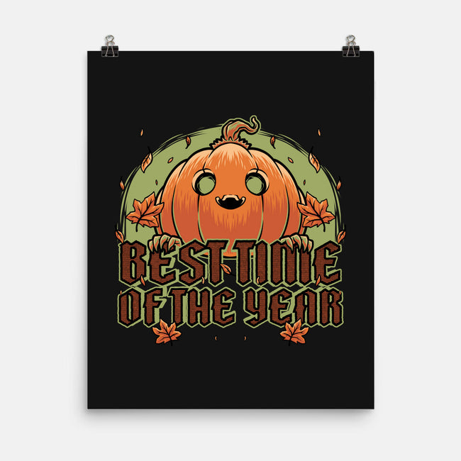 Pumpkin Autumn Halloween-None-Matte-Poster-Studio Mootant