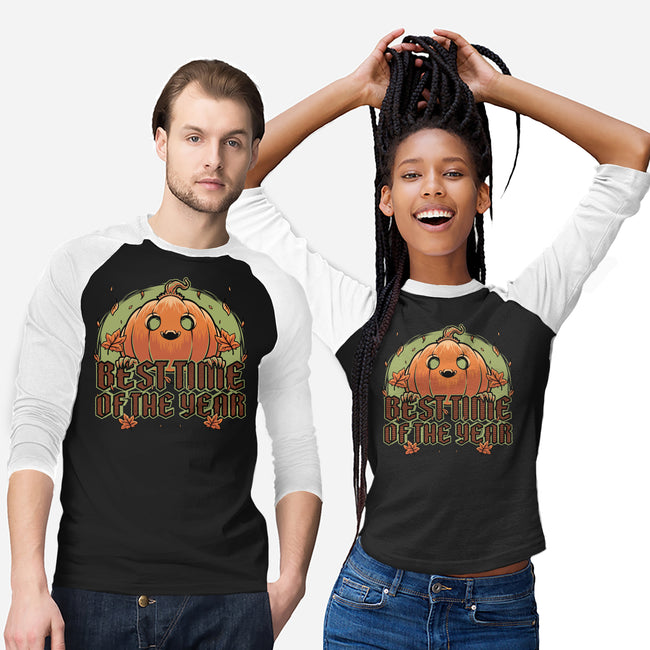 Pumpkin Autumn Halloween-Unisex-Baseball-Tee-Studio Mootant