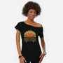 Pumpkin Autumn Halloween-Womens-Off Shoulder-Tee-Studio Mootant