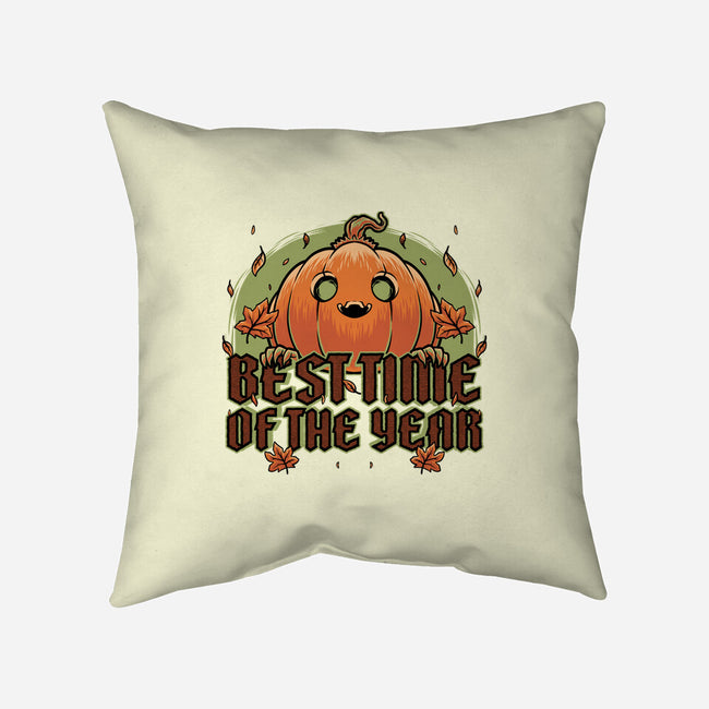 Pumpkin Autumn Halloween-None-Removable Cover w Insert-Throw Pillow-Studio Mootant