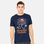 Halloween Pumpkin Parade-Mens-Heavyweight-Tee-Studio Mootant