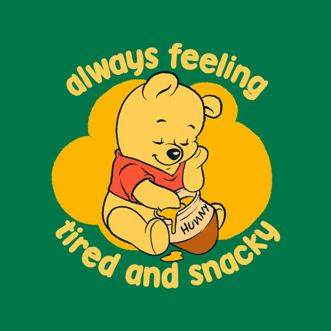 Cute Tired Snacky Bear-Mens-Basic-Tee-Studio Mootant