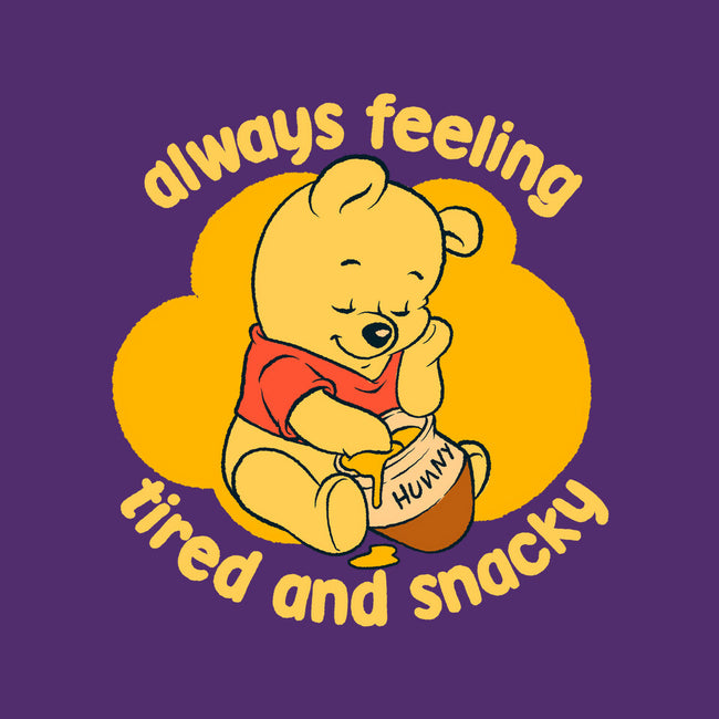 Cute Tired Snacky Bear-None-Matte-Poster-Studio Mootant