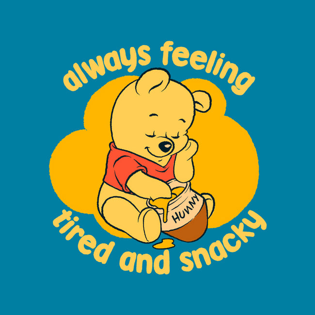 Cute Tired Snacky Bear-None-Glossy-Sticker-Studio Mootant