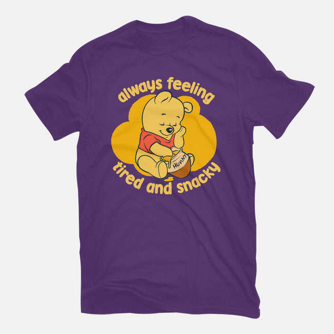 Cute Tired Snacky Bear-Mens-Premium-Tee-Studio Mootant