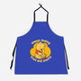 Cute Tired Snacky Bear-Unisex-Kitchen-Apron-Studio Mootant