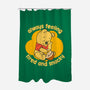 Cute Tired Snacky Bear-None-Polyester-Shower Curtain-Studio Mootant