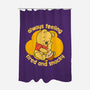 Cute Tired Snacky Bear-None-Polyester-Shower Curtain-Studio Mootant