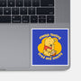 Cute Tired Snacky Bear-None-Glossy-Sticker-Studio Mootant