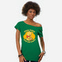 Cute Tired Snacky Bear-Womens-Off Shoulder-Tee-Studio Mootant