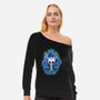 Power Up Knight-Womens-Off Shoulder-Sweatshirt-nickzzarto