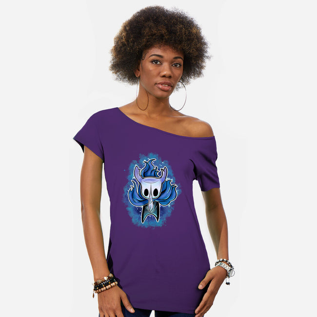 Power Up Knight-Womens-Off Shoulder-Tee-nickzzarto