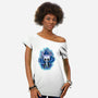 Power Up Knight-Womens-Off Shoulder-Tee-nickzzarto