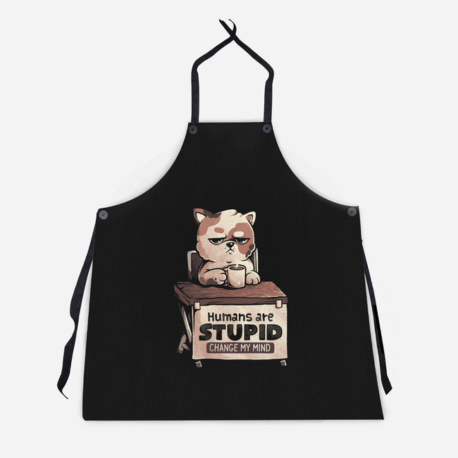 Humans Are Stupid-Unisex-Kitchen-Apron-eduely