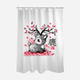 Japanese Deer In Autumn-None-Polyester-Shower Curtain-NemiMakeit