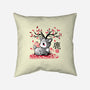 Japanese Deer In Autumn-None-Removable Cover-Throw Pillow-NemiMakeit