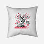 Japanese Deer In Autumn-None-Removable Cover-Throw Pillow-NemiMakeit