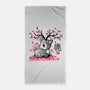 Japanese Deer In Autumn-None-Beach-Towel-NemiMakeit