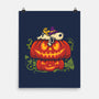 Beagle's Pumpkin House-None-Matte-Poster-erion_designs