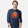 Beagle's Pumpkin House-Mens-Long Sleeved-Tee-erion_designs