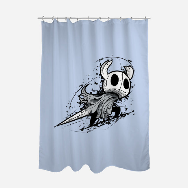 Hollow Sketch-None-Polyester-Shower Curtain-nickzzarto