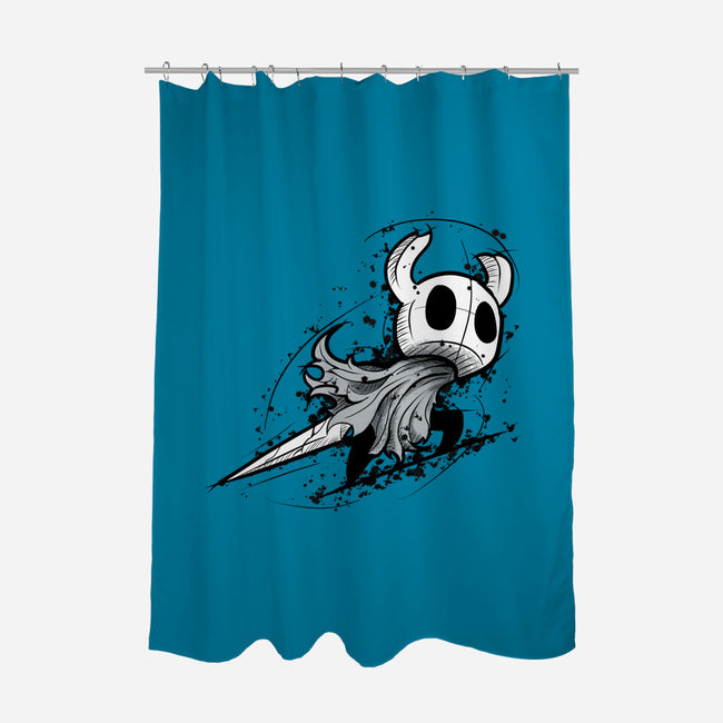 Hollow Sketch-None-Polyester-Shower Curtain-nickzzarto