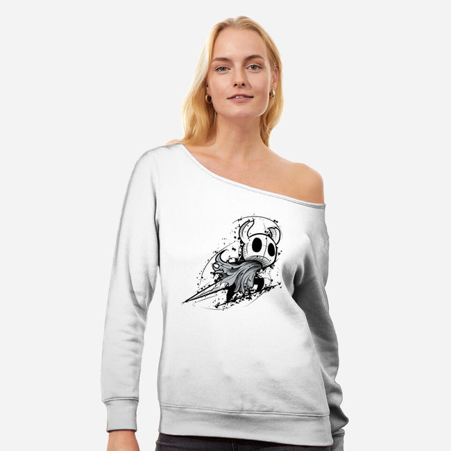 Hollow Sketch-Womens-Off Shoulder-Sweatshirt-nickzzarto