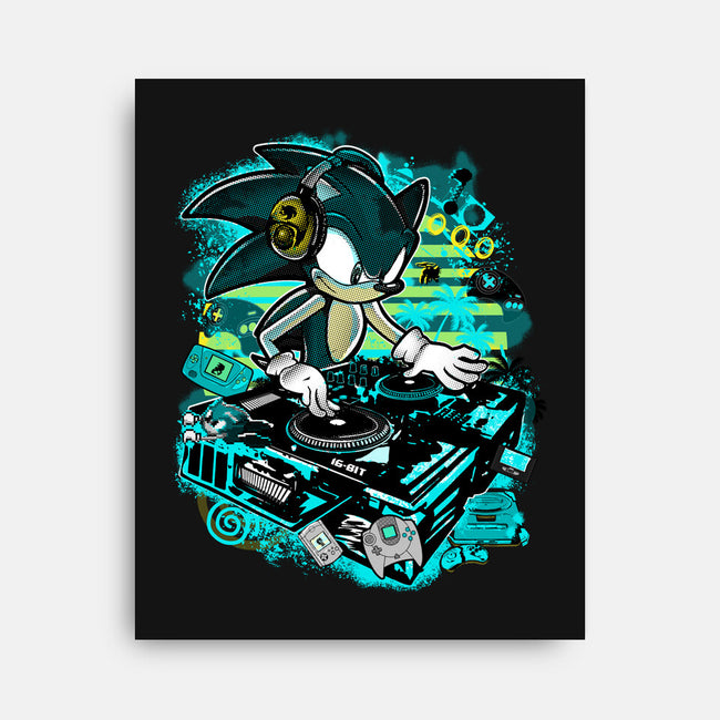 Speedin And Spinnin-None-Stretched-Canvas-sonicdude242