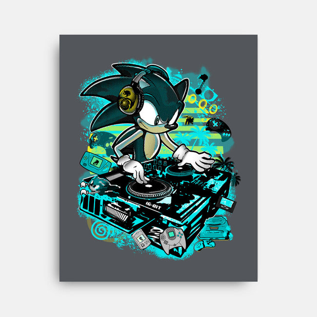 Speedin And Spinnin-None-Stretched-Canvas-sonicdude242