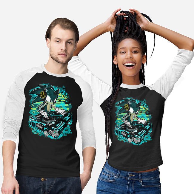 Speedin And Spinnin-Unisex-Baseball-Tee-sonicdude242