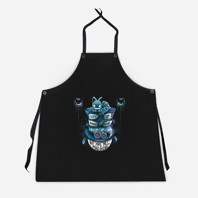 Cheshire Hatter-Unisex-Kitchen-Apron-Vallina84