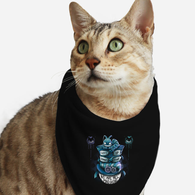 Cheshire Hatter-Cat-Bandana-Pet Collar-Vallina84