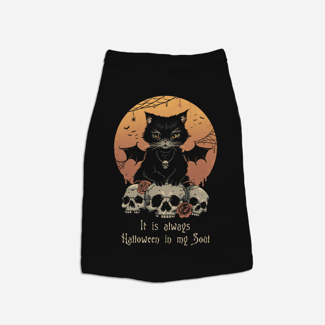 Halloween In My Soul-Cat-Basic-Pet Tank-vp021