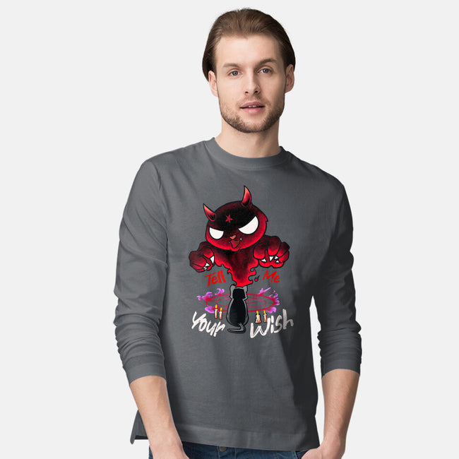 Tell Me Your Wish-Mens-Long Sleeved-Tee-DancingHorse