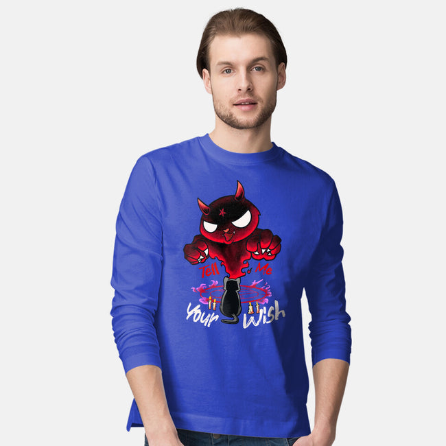 Tell Me Your Wish-Mens-Long Sleeved-Tee-DancingHorse