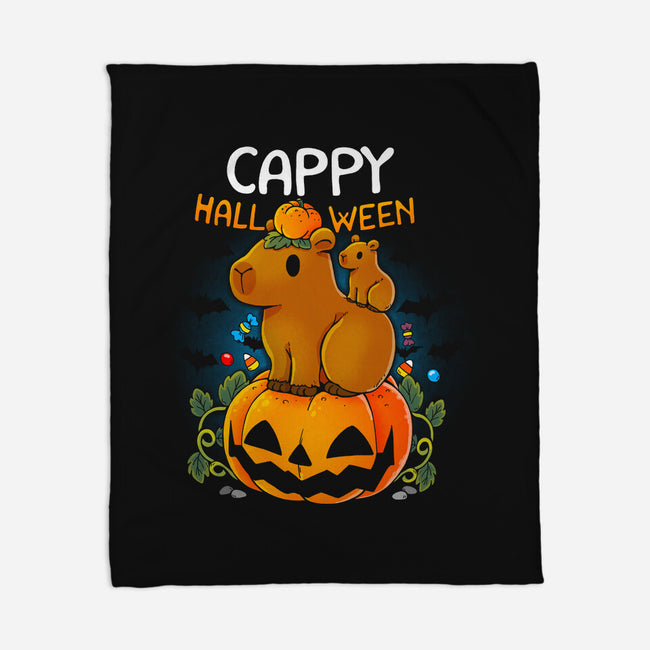 Cappy Halloween-None-Fleece-Blanket-Vallina84