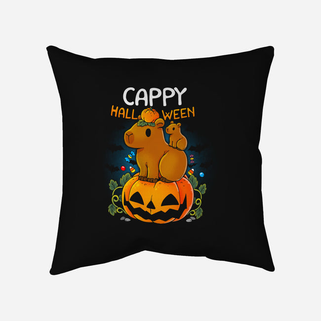 Cappy Halloween-None-Removable Cover-Throw Pillow-Vallina84