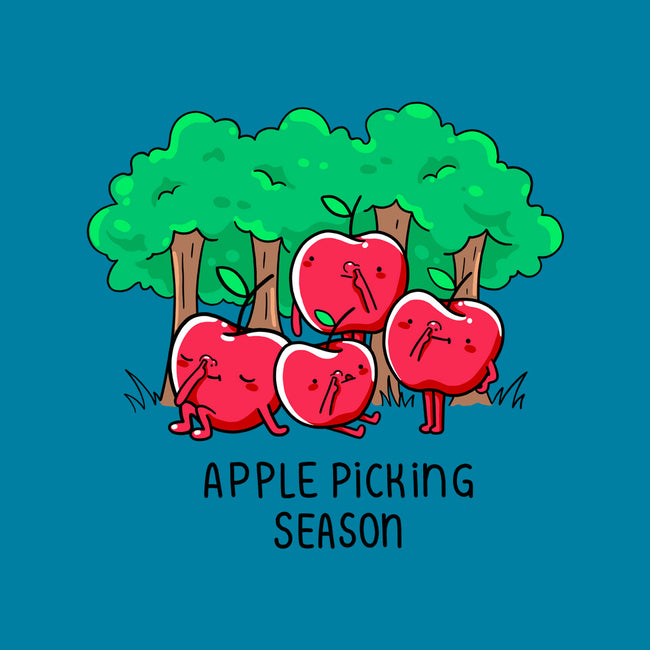 Apple Picking-None-Glossy-Sticker-Made With Awesome