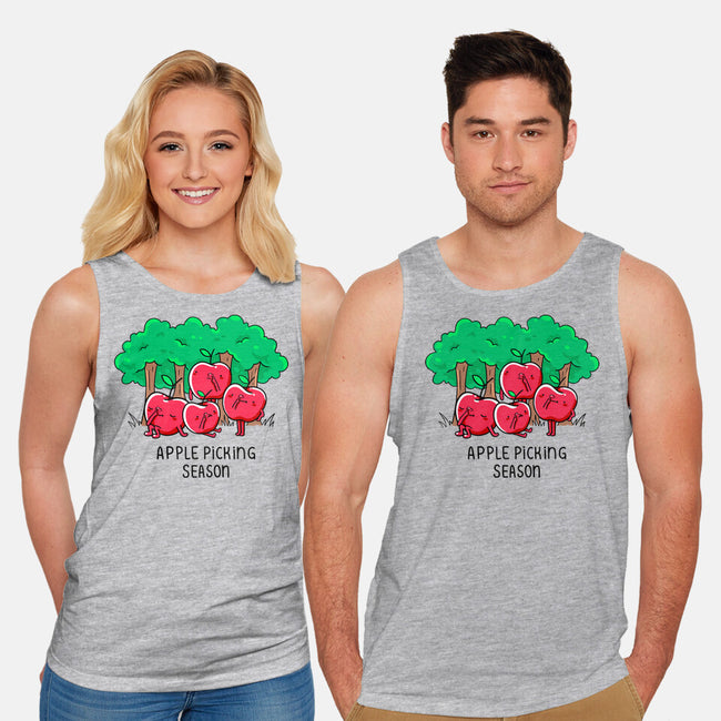 Apple Picking-Unisex-Basic-Tank-Made With Awesome