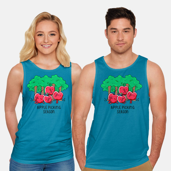 Apple Picking-Unisex-Basic-Tank-Made With Awesome