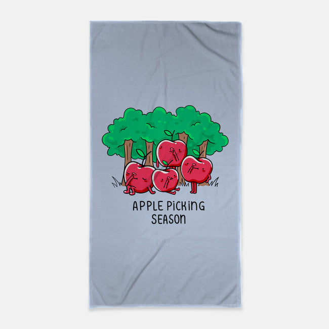 Apple Picking-None-Beach-Towel-Made With Awesome