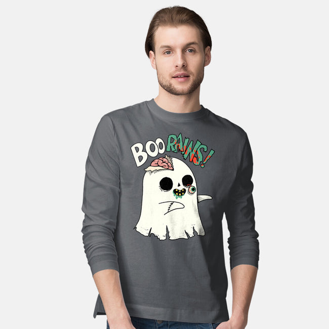 Boo-rains-Mens-Long Sleeved-Tee-Made With Awesome