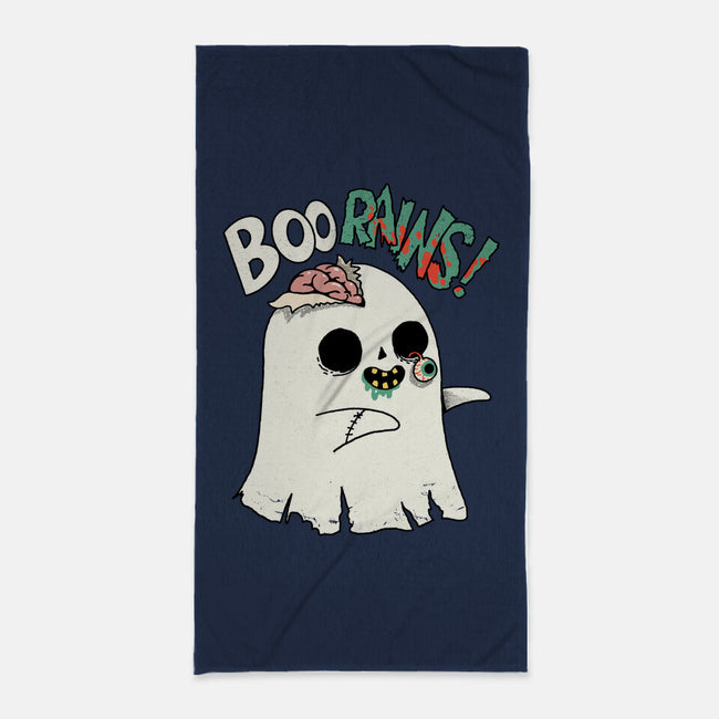 Boo-rains-None-Beach-Towel-Made With Awesome