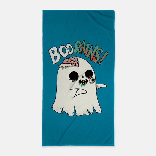 Boo-rains-None-Beach-Towel-Made With Awesome