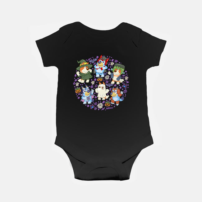 Halloweentime Dogs-Baby-Basic-Onesie-Andriu