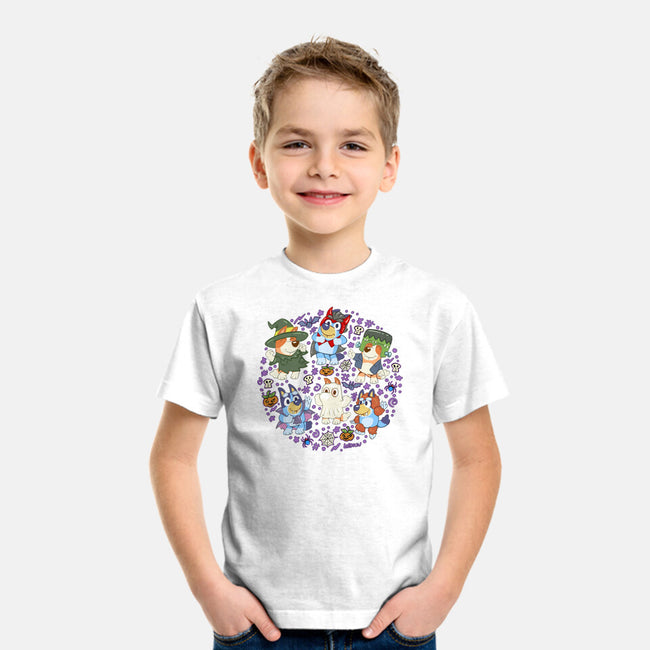 Halloweentime Dogs-Youth-Basic-Tee-Andriu