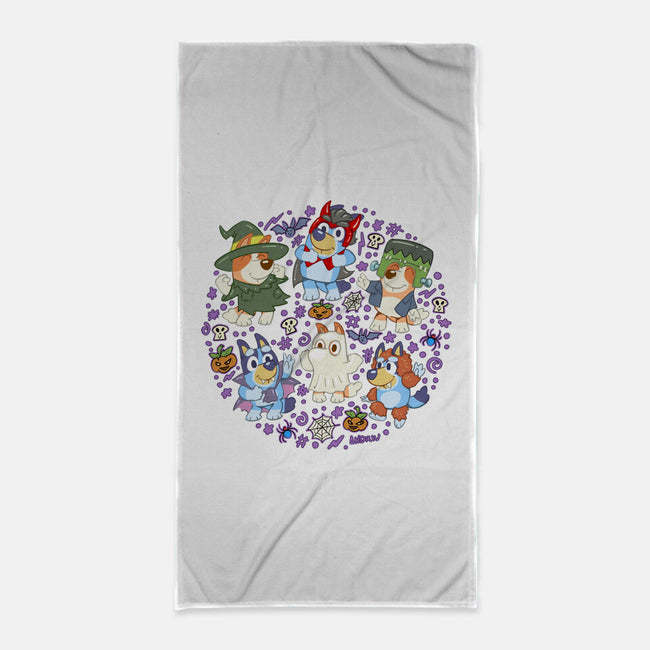 Halloweentime Dogs-None-Beach-Towel-Andriu