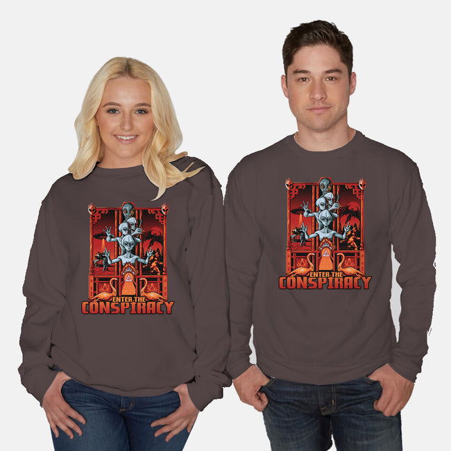 Enter The Conspiracy-Unisex-Crew Neck-Sweatshirt-daobiwan