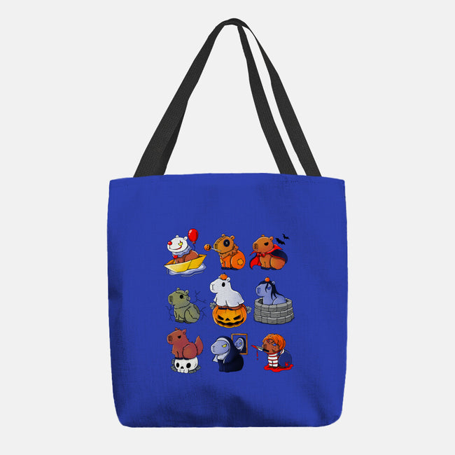 Horror Capybara-None-Basic Tote-Bag-Vallina84